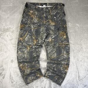 VTG WFS Element Gear Tree Camo Cargo Utility Hunting Pants Size 36w